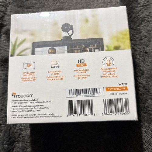 Webcam vapeur Toucan Pro 1440p 60 FPS vidéo - Photo 2/3