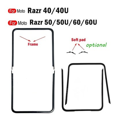Ersatz-Mittelrahmen für Motorola Moto Razr 40 50 60 Ultra 40U 60U