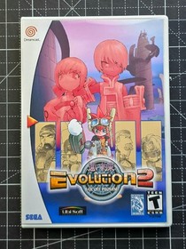 Dreamcast Evolution 2 Version 1 You Choose Custom Case NO Game NO Manual