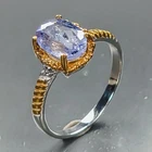 Jewellery Natural Tanzanite Ring 925 Sterling Silver Size 7 /R482440