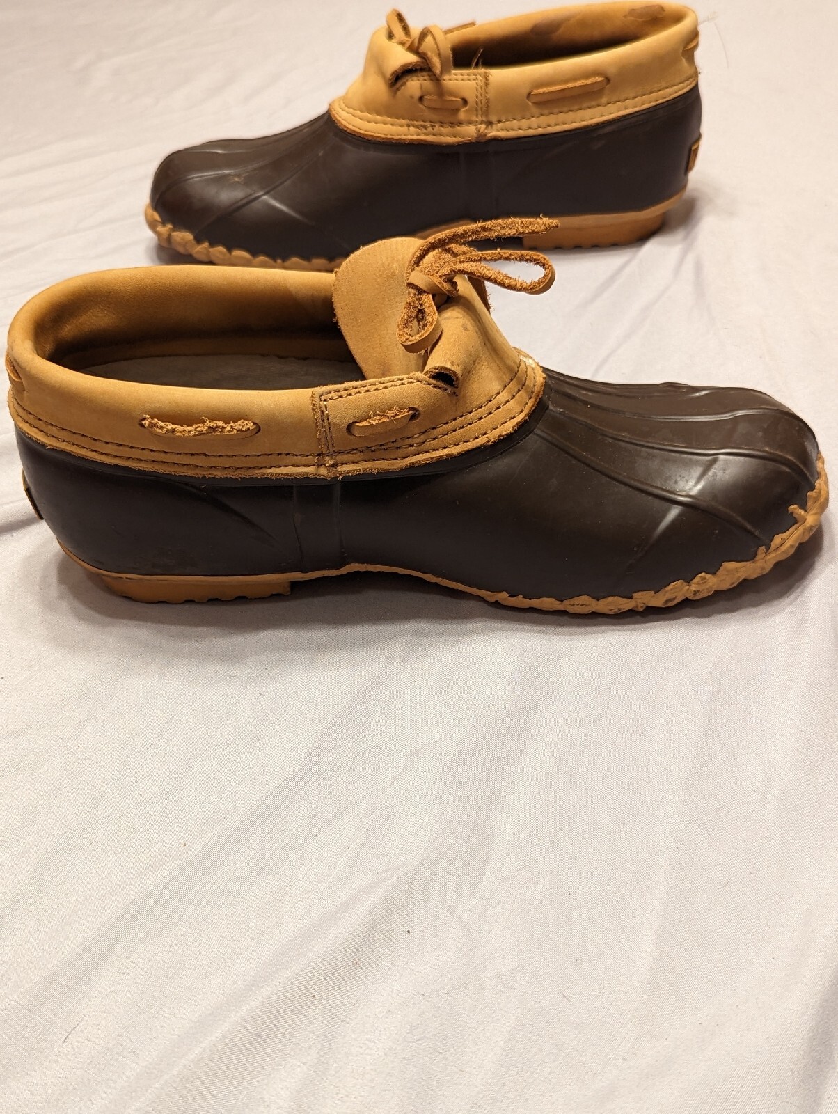 Cabela's Duck Boots Mens 11D Mocs Leather Upper, Rubb… Gem