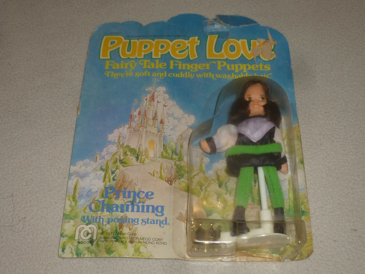 NEW ON CARD PUPPET LOVE FAIRY TALE FINGER PUPPETS PRINCE CHARMING MEGO  VINTAGE | eBay