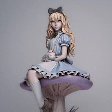 Alice in Wonderland resin scale model kit unpainted 3d print