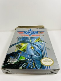Top Gun: The Second Mission NES Juego Nintendo Original CAJA Completo Manual CIB