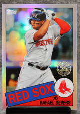 2020 Topps Chrome Rafael Devers 1985 Retro Refractor #85TC-8 Red Sox