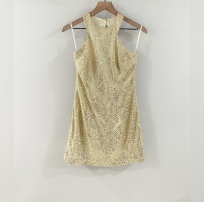 green emerald velvet dress Life of the Party Rose Gold Sequin Dress main image 0