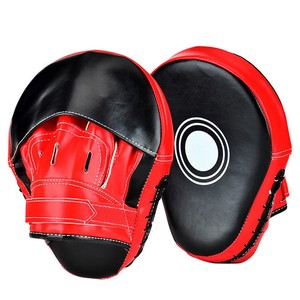 Boxing-Kick-Hand-Target-Glove-Punch-Pad-Focus-MMA-Muay-Thai-Training-PU-Leather