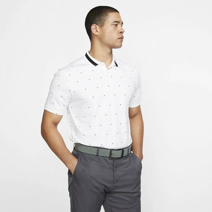 nike dri fit vapor men's printed golf polo