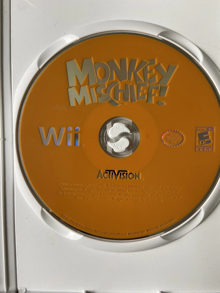 Monkey Mischief Party Time (Nintendo Wii, 2008). Tested W Manual Free Ship🇨🇦 - Image 4 of 4