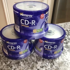 Memorex CD-R 50 Disc Pack 52X 700MB 80 Min Recordable Media Spindle New