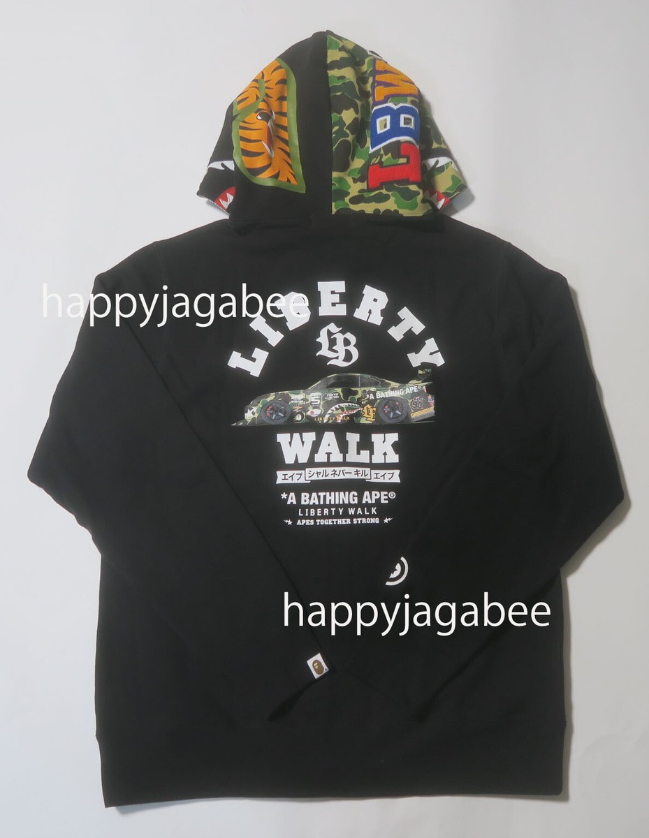 A BATHNIG APE Men's BAPE x LIBERTY WALK LBWK SHARK FULL ZIP A BATHNIG APE Men's BAPE x LIBERTY WALK LBWK SHARK FULL ZIP