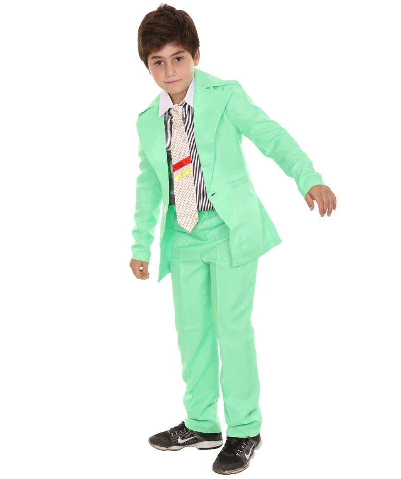 Fantasia infantil cosplay cantor David Bowie Rockstar traje para festa de Halloween - Imagem 3 de 4
