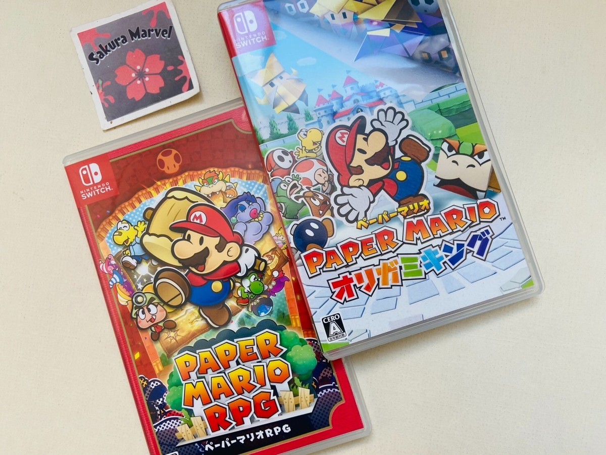 Nintendo Switch と　オリガミキング Nintendo Switch Paper Mario Origami King The Thousand Year Door