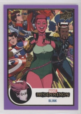 2022 Upper Deck Marvel Beginnings Vol 2 Series 1 Purple Blink #134