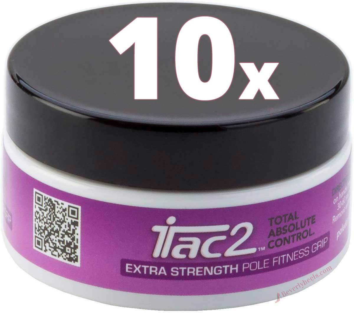 ITAC2 45g [paquete de 10] agarre de poste fitness nivel 4 fuerza extra = 450 g = 16,8 oz total