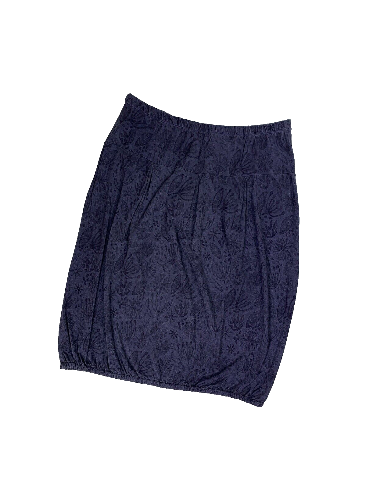 Gudrun Sjoden ladies floral pattern lyocell skirt size L purple