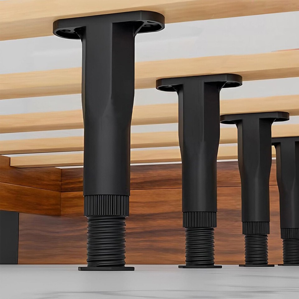 2pcs Adjustable Bed Frame Legs Bed Legs Bed Frame Support Legs