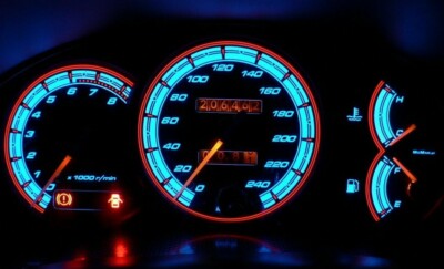 Toyota Celica VI gen (T20) 1994-1998 glow gauge plasma dials