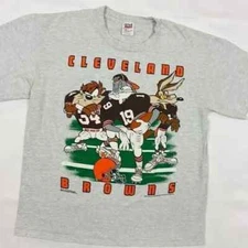 Vintage 1993 Cleveland Browns Looney Tunes Shirt AN44838