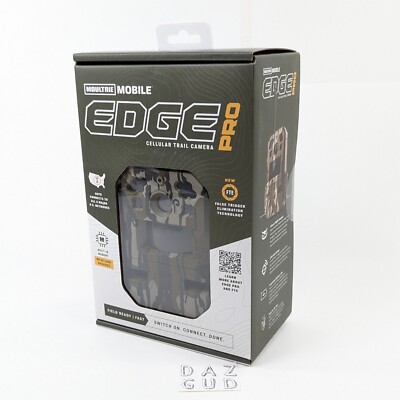 NEW Moultrie Mobile Edge Pro Cellular AT&T Verizon Game Trail Camera MCG-14080