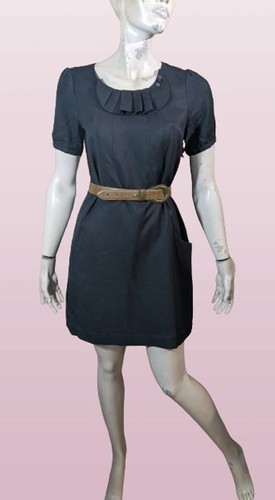 Robe IKKS Taille 38 - Manches Courtes Écrue/Crème, Style Casual, Occasion Très Bon État