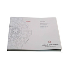 Carl F. Bucherer Watch Patravi Instruction Booklet CHONOGRAPH GMT ANNUAL CAL