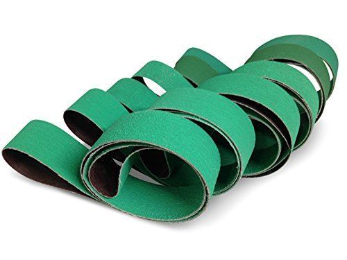 10 Pcs 80 Grit Sanding Belt Kit – 1/2 X 18 Inch, Zirconia, Alumina, Silicon Carbide | Sharpening & Polishing Belts For Metal, Wood, Plastic - View #11
