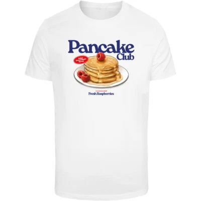 Mister Tee Pancake Club Men's T-Shirt Pancakes Cotton New - Image 1 of 4