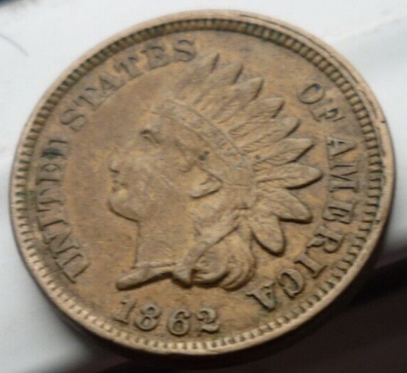 ( KEY DATE!)1862(EXTRA FINE+++)(NICE NATURAL COLOR) INDIAN HEAD CENT- NICE COIN!