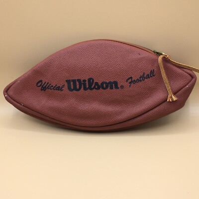 Vintage Wilson Official NFL Football Sports Ball Purse Clutch Bag Carry Bag 