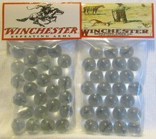 2 Bags Of Winchester Repeating Arms Rifles Promo Marbles