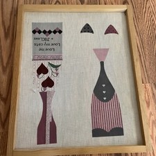 TS DESIGNS 3D Handpainted Limited Edition 61/500 Needlepoint Canvas 1986 Cat