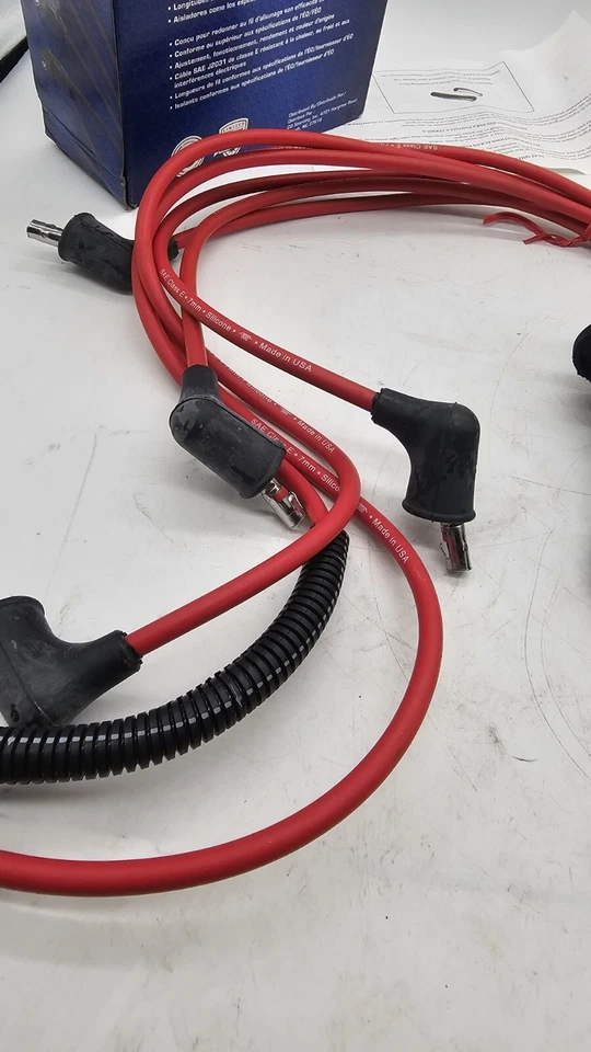 Juego de cables de bujía CARQUEST 354206 para Acura Integra 1986-1989 Foto 3 de 4