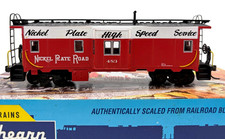 HO ATHEARN 1176 BAY WINDOW CABOOSE NICKEL PLATE ROAD NKP # 483 BUILT