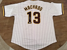 Manny Machado Signed Autographed San Diego Padres Jersey with Beckett/COA