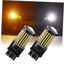 Upgraded 3157 Switchback LED Turn Signal Light Bulbs, 500 Brighter 3155 3457