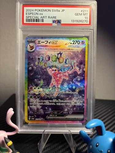 PSA 10 Espeon ex SAR 211/187 Terastal Festival sv8a 2024 Pokemon Card Japanese