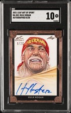 2021 LEAF ART OF SPORT #BA-HH1 HULK HOGAN 