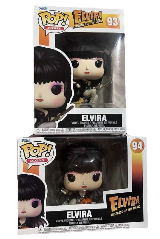 Funko Pop! Vinyl Icons Elvira Mistress of the Dark 2-Pack #93 #94