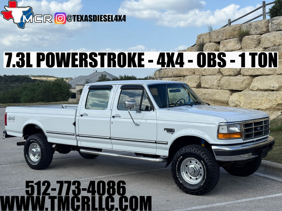 1997 Ford F-350 4x4 - CCLB - OBS - 7.3L Powerstroke Turbo Diesel