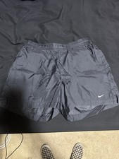 Rare Nike Nylon Shorts Medium Back Silky Gym Soccer Pockets