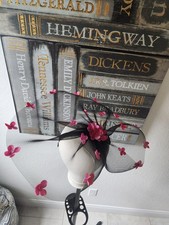 Fascinator Hat Large Pink Rose with Headband