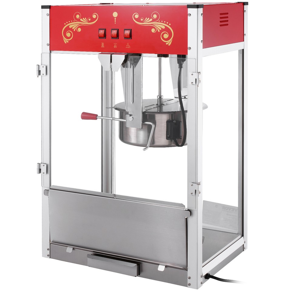 Popcorn Maker Machine Red Rectangle Uimoso Popcorn Popper Machine Countertop Popcorn Maker 1615W 16 Oz Red ...