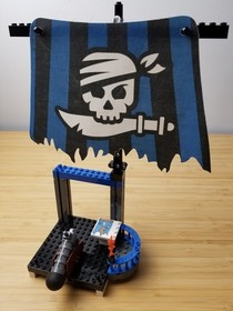 LEGO Pirates 7074 Skull Island Nearly Complete Juniors Raft Sail No Playmat