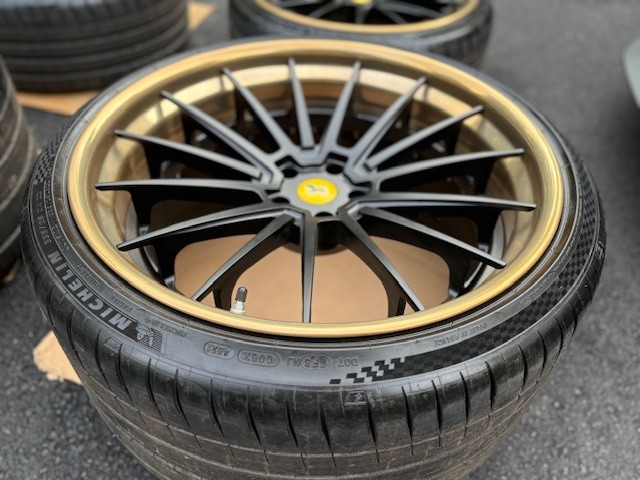 21”/22” Klassen CS35S Forged lightweight Wheels + Michelin 4S + TPMS Ferrari 488