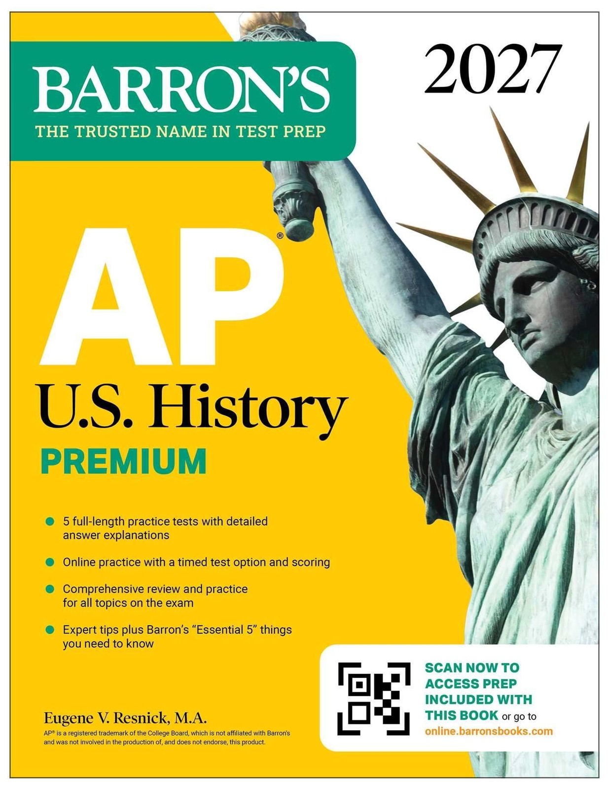 AP U.S. History Premium 2027 Eugene V Resnick