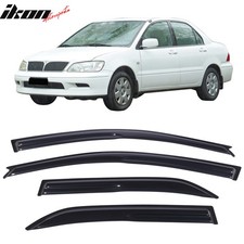 Fits 02-07 Mitsubishi Lancer Mugen Style Acrylic Window Visors 4pc Rain Guard