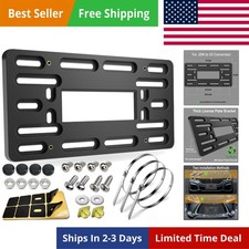 License Plate Bracket Holder- Front License Plate Mounting Kit, Universal Bum...