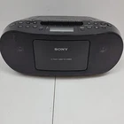 VTG Sony CFD-S50 CD Radio Cassette Tape Recorder Player AM FM Works FOR PARTS