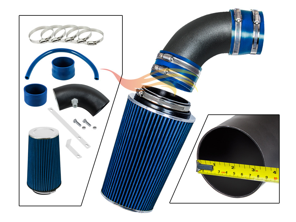 XYZ RW BLUE Short Ram Air Intake Kit +Filter For 2010-2012 Genesis Coupe 3.8L V6